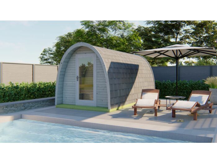 Pod Sauna Tolva 230 x 480 cm Thermowood