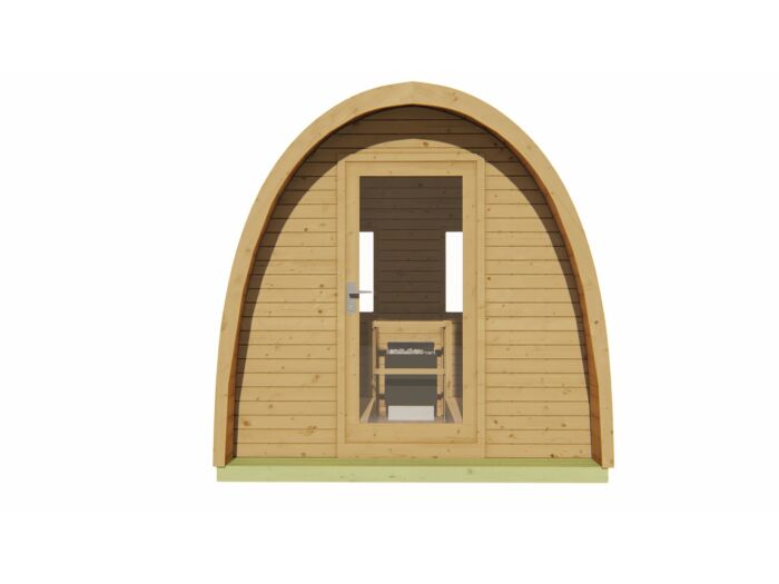 Pod Sauna Tolva 230 x 259 cm Thermowood  