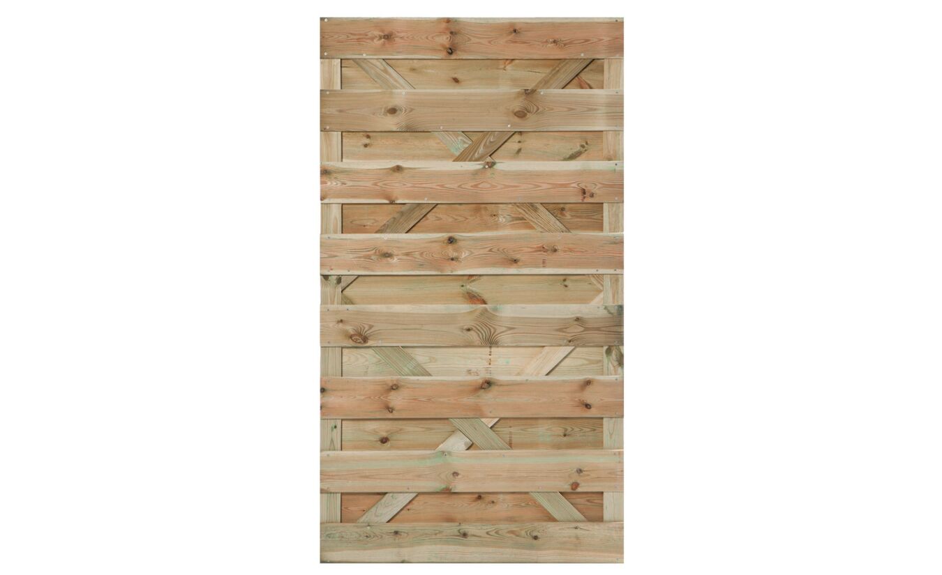 Tuindeur Erica recht geimpregneerd hout 100x180cm