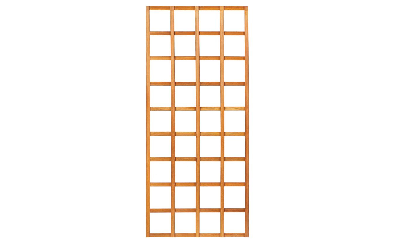 Rechte trellis recht hardhout 180x90cm