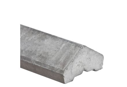 Afdekkap pyramide wit / grijs voor betonplaat