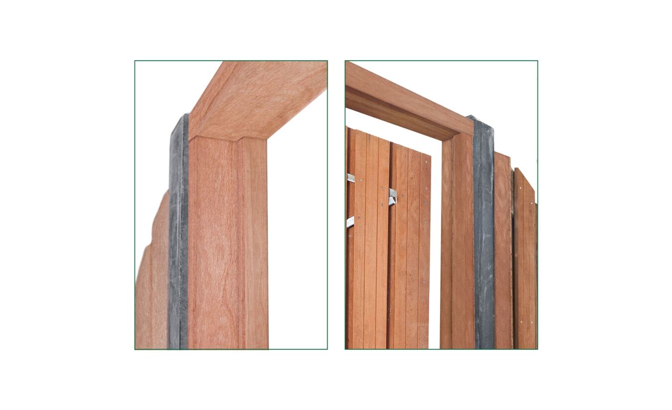 Deur kozijn hardhout H180-210cm x B90-150cm