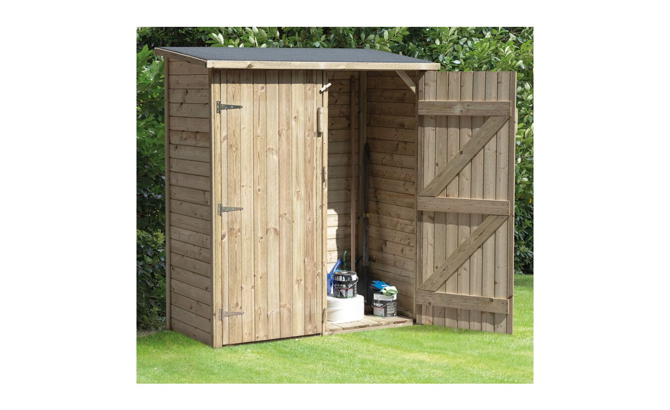 Tuinkast Bayern geimpregneerd hout 150x70x185cm