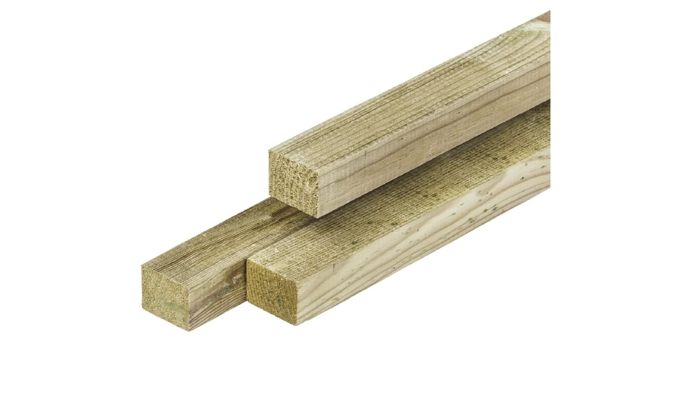 Timmerhout geimpregneerd grenen hout 2.8x3.6x180cm