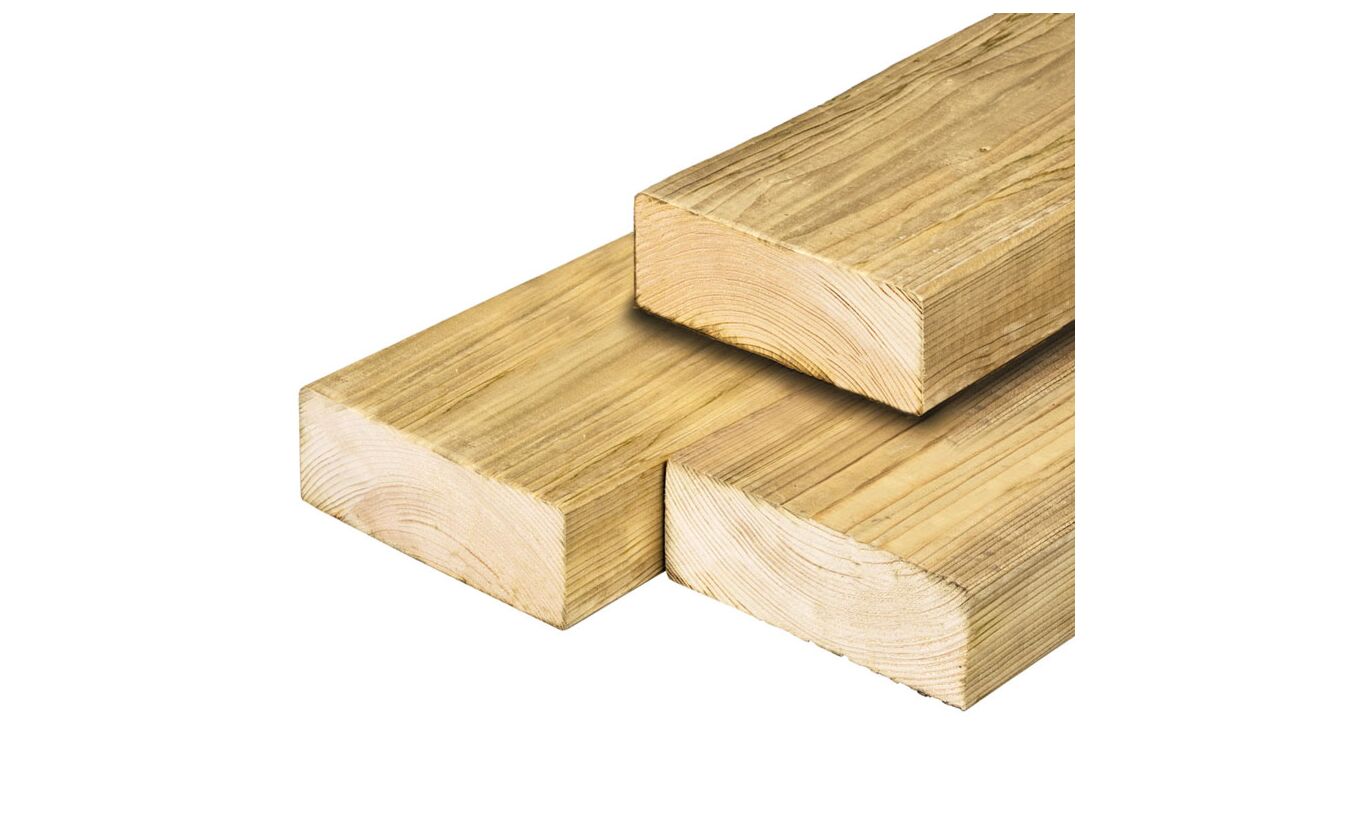 Balk / ligger Noord-Zweeds vuren geimpregneerd 7x19.5x500cm