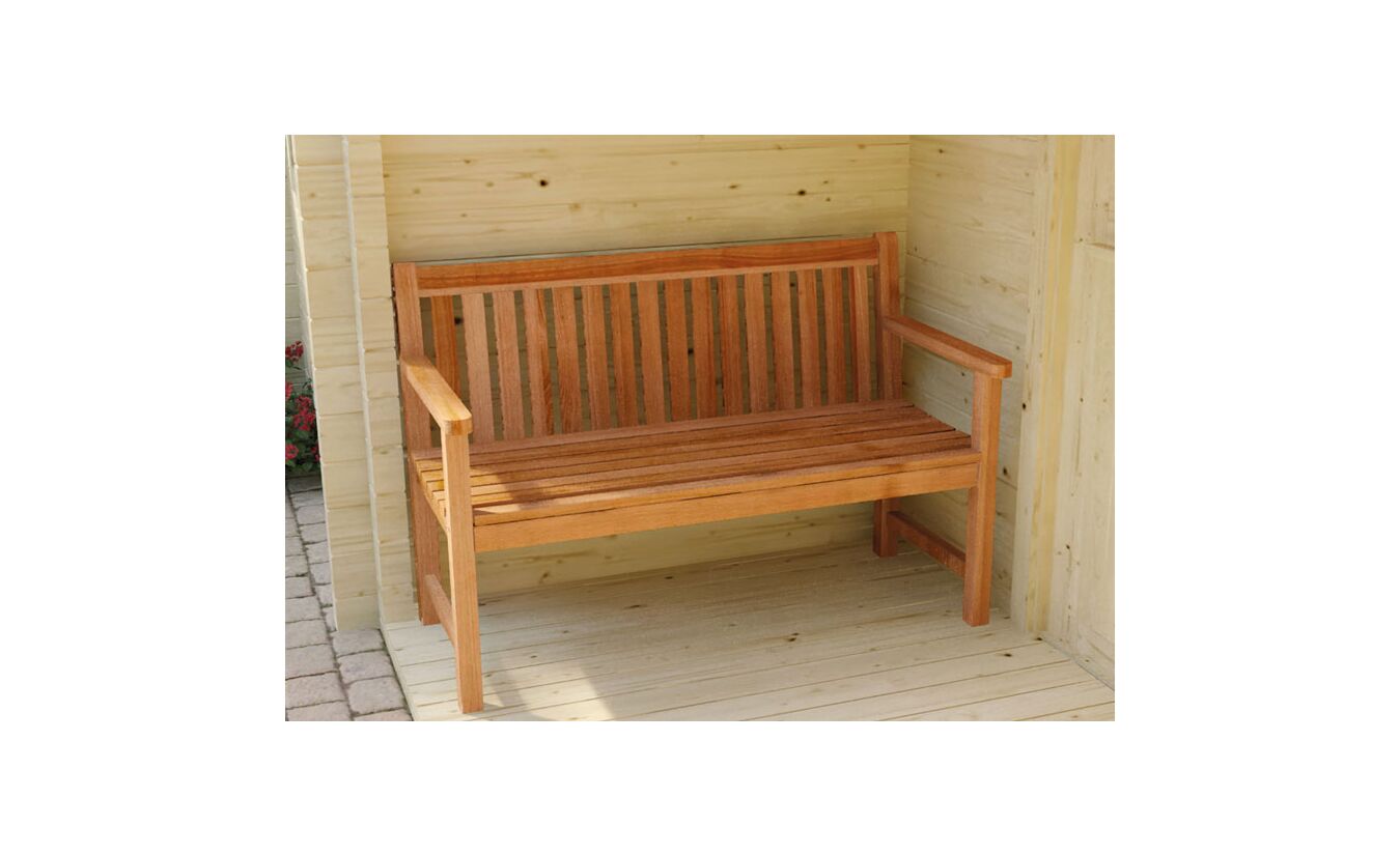 Tuinbank Nice 2.5-zits hardhout mahonie 125x86cm