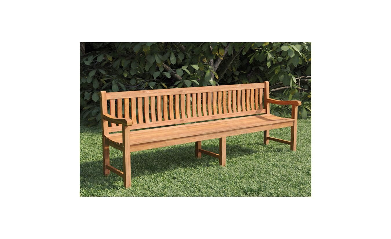 Teak hardhout tuinbank Bretagne 250x91cm