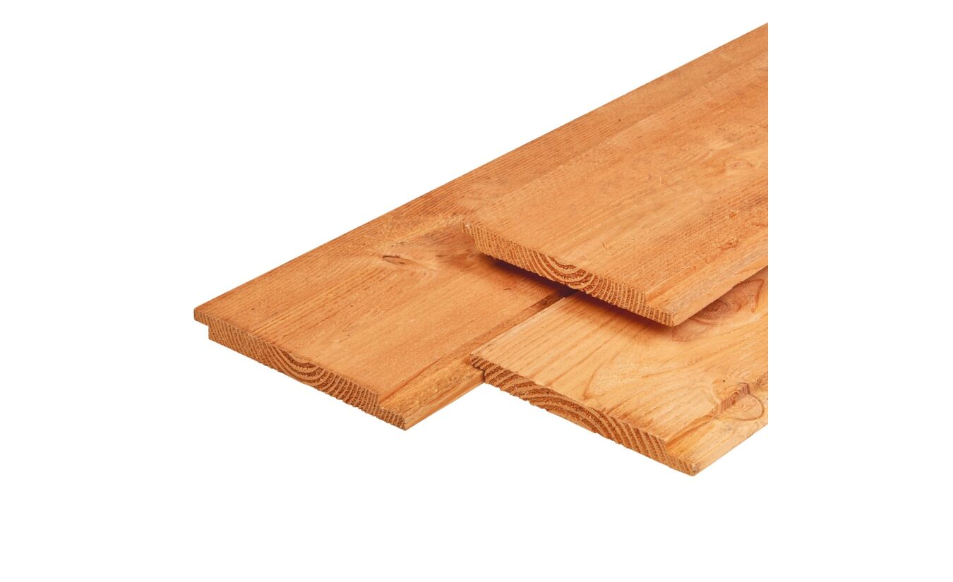 Red Class Wood dubbel lip profiel planken 1.8x19.0x400cm