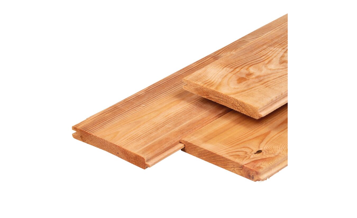 Veer en groef dakbeschot Red Class Wood 1.8x19.5cm