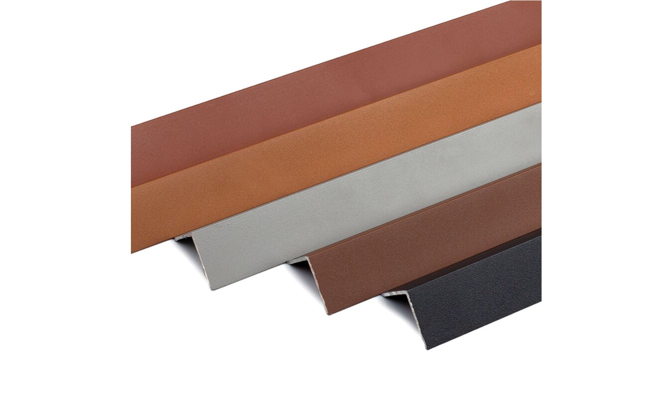 Hoekprofiel voor oud grijs WPC composiet 3.8x3.8x220cm