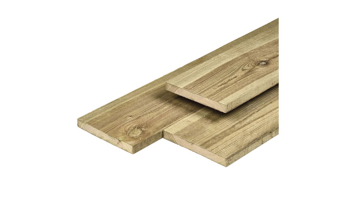 Tuinplank schutting  geimpregneerd grenen hout 1.6x14x270cm