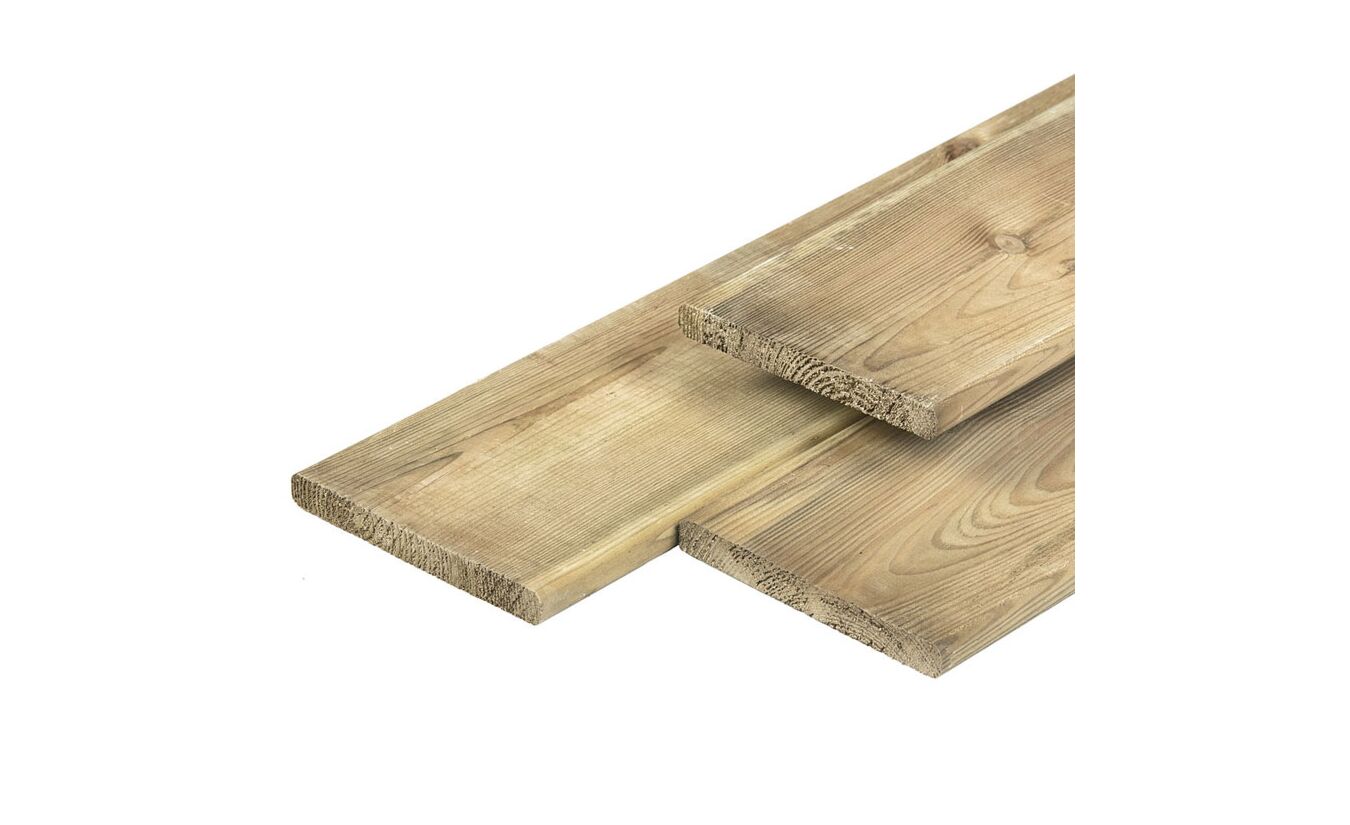 Tuinplank schutting geimpregneerd grenen hout 1.7x14x180cm