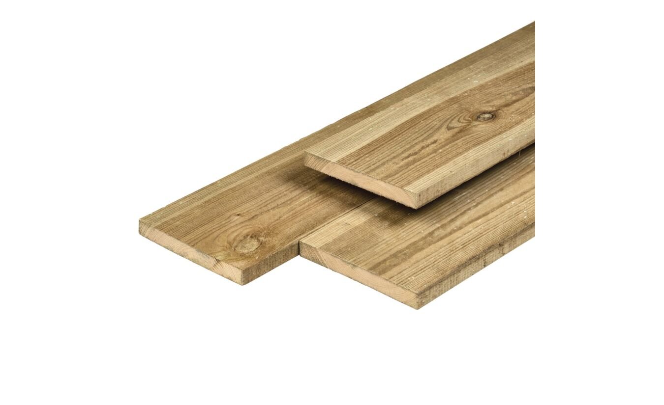 Schutting tuinplank grenen hout geimpregneerd 1.7x14.5x180cm