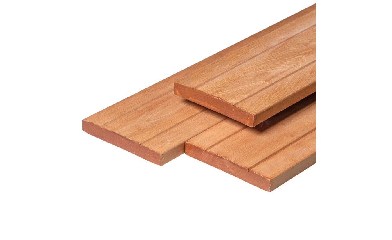 Vlonderplank Bankirai voor hardhouten vlonder 2.8x19x400 cm 