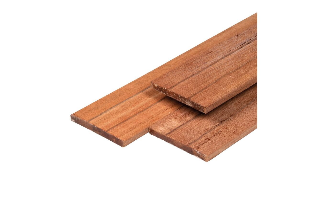 Schuttingplank tuinplank hardhout 1.4x14x180cm