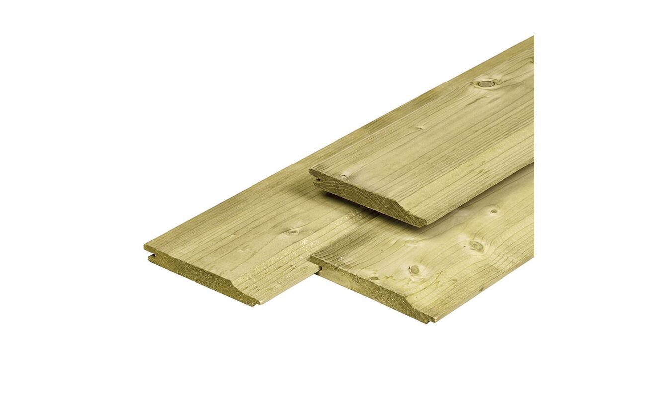 Noord-Zweeds vuren rabat 1.9x14.5x510cm geimpregneerd