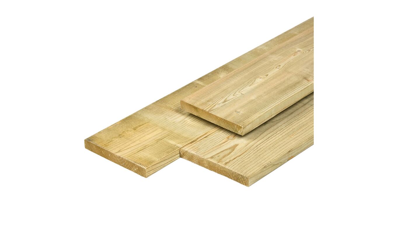 Schutting tuinplank Zweeds vuren hout geimpregneerd 1.8x14.5x240cm
