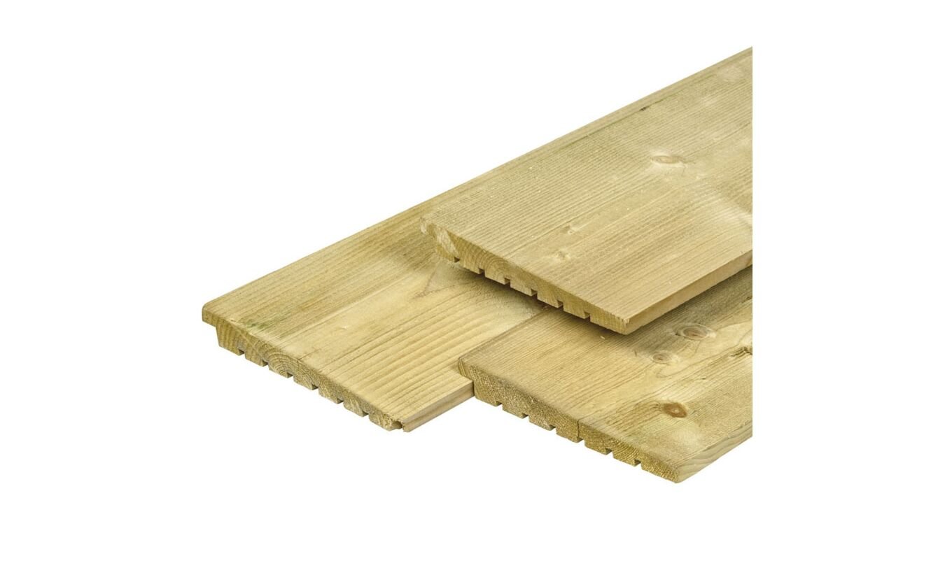 Zweeds Rabat geimpregneerd vuren  2.8x19.5x360cm