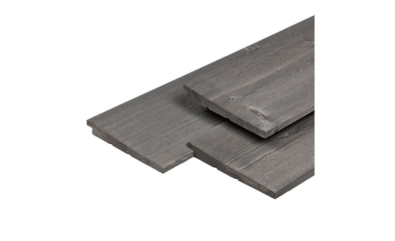 Zweeds Rabat zilvergrijs geimpregneerd vuren 2.2x19.5x300cm