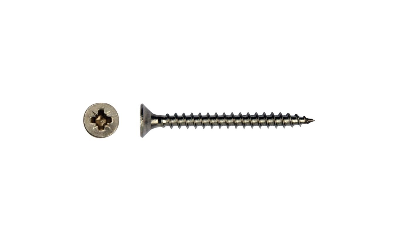 Schroeven RVS Pozidrive / Kruiskop 3.5x25mm 500 stuks