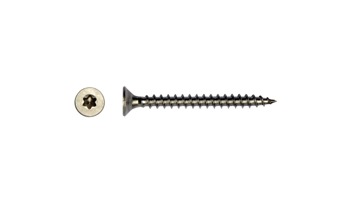 Schroeven RVS T-drive / Torx 4x40mm 200 stuks