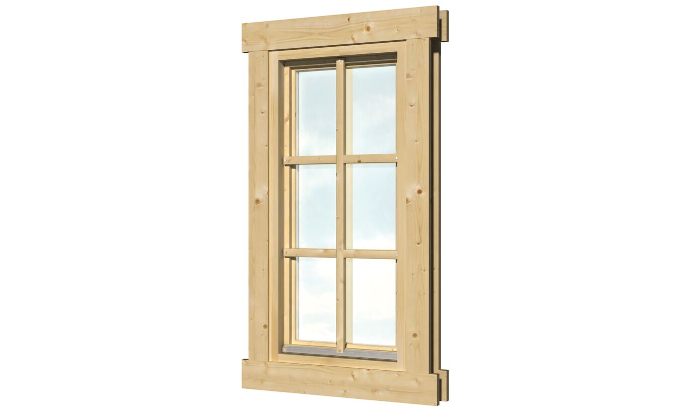 Draai kiepraam voor blokhut 50x100cm