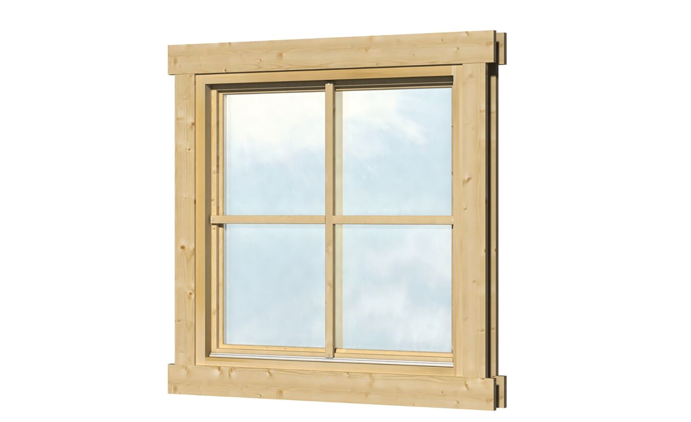 Draai kiepraam voor blokhut 92x92cm