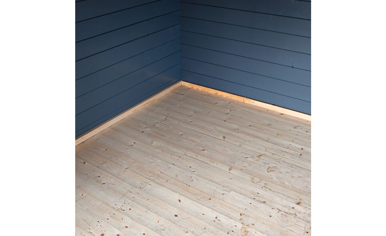 Houten binnenvloer voor blokhut en tuinhuis 26mm
