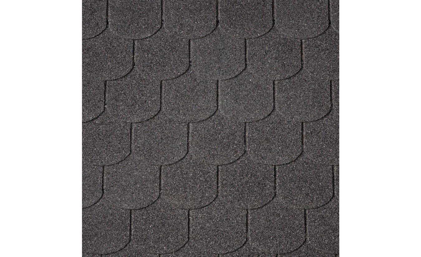 Dakshingles beverstaart zwart