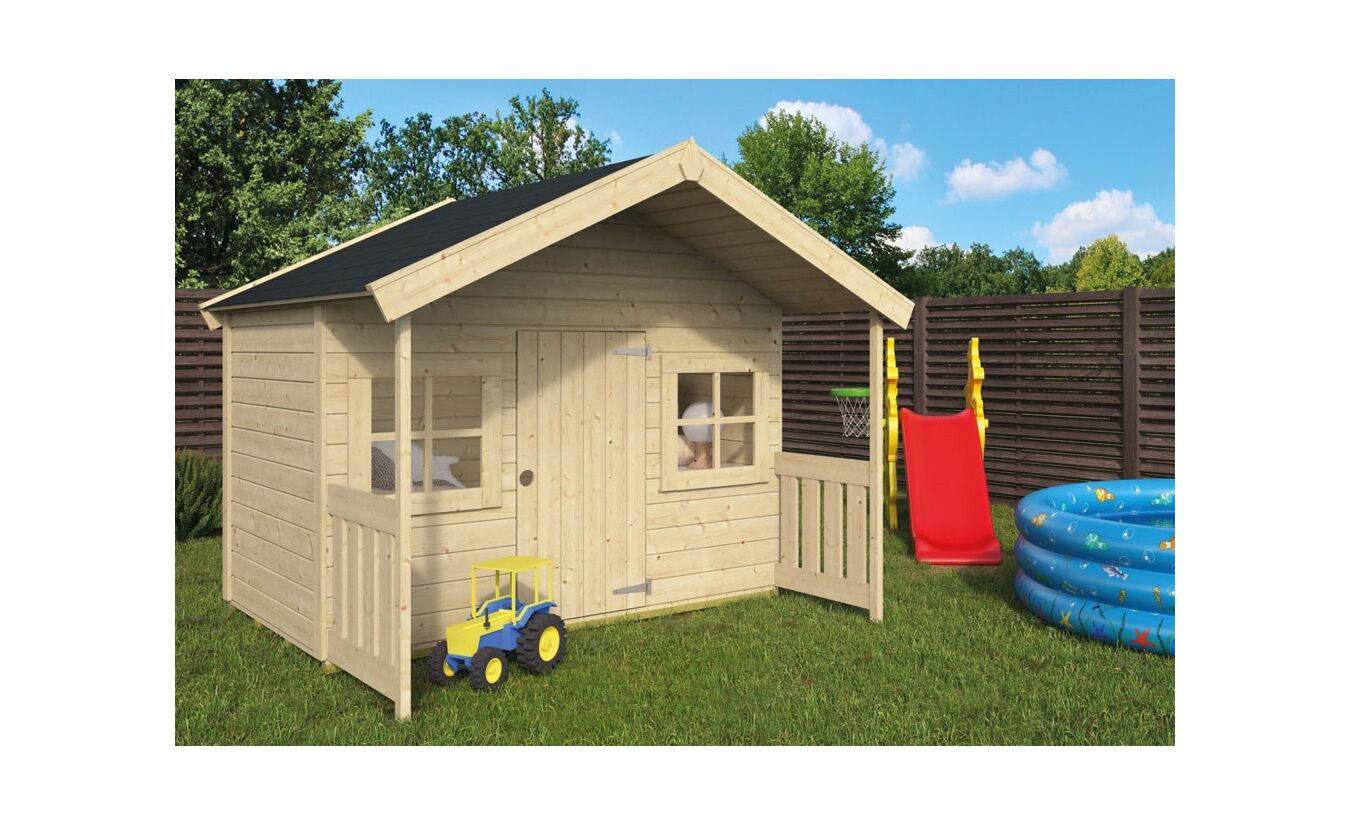 Houten speelhuisje Aladdin B180xD120cm