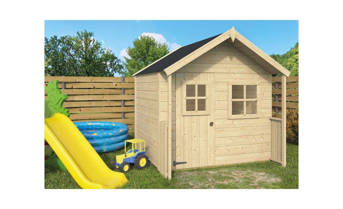 Houten speelhuisje Sneeuwwitje B152xD122cm