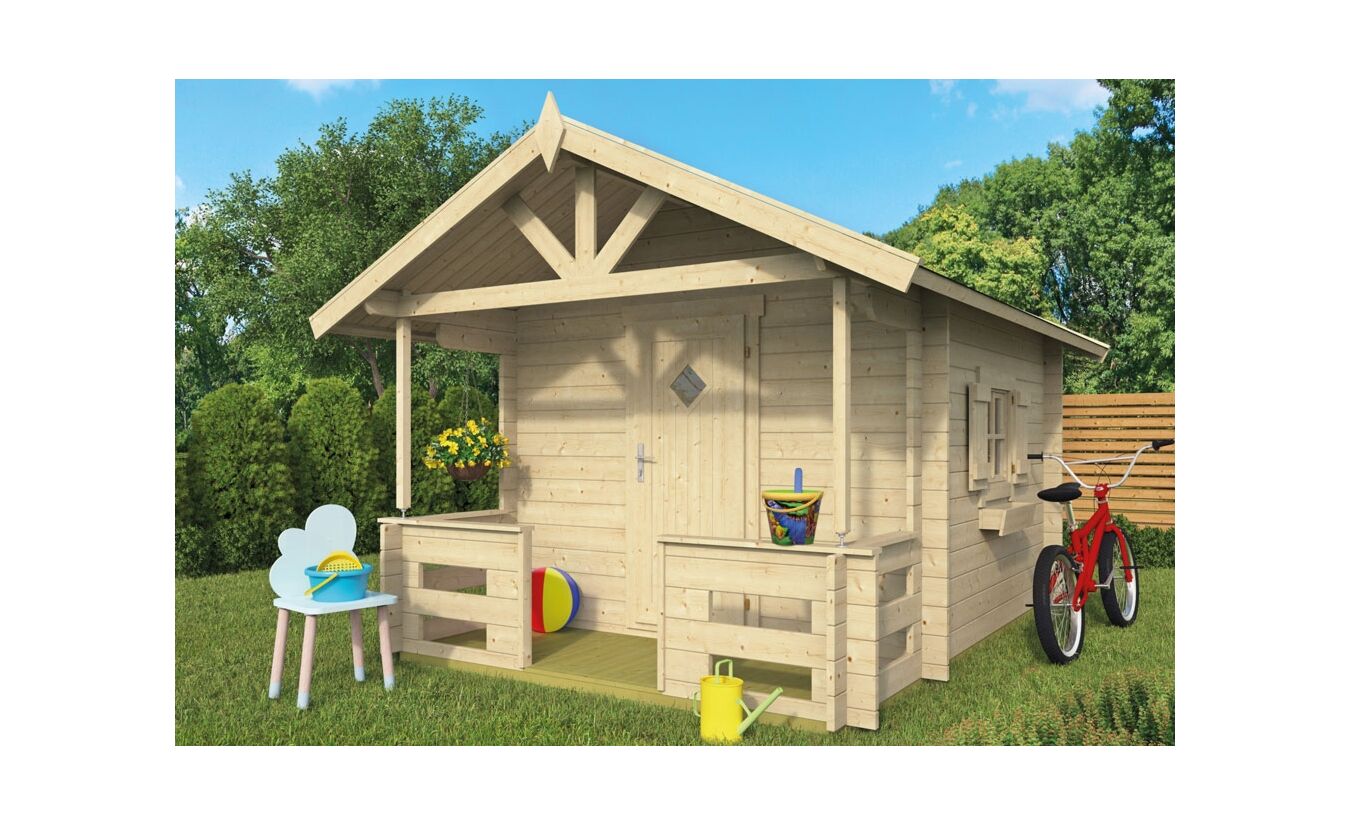 Houten speelhuisje Marii B235xD310cm
