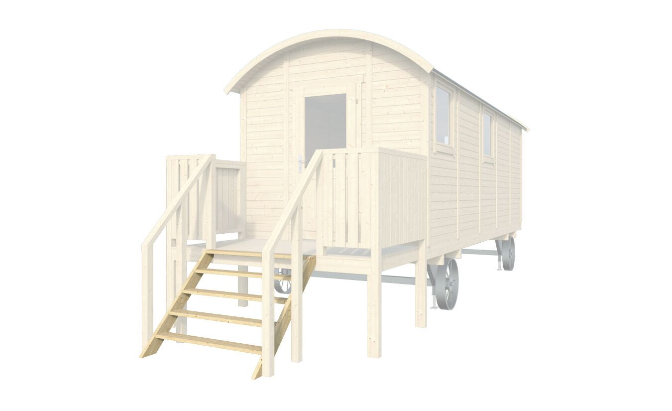 Luxe trap zigeunerwagen 120cm
