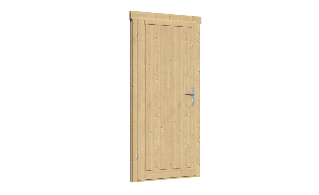 Enkele deur dicht linksdraaiend 83x190cm