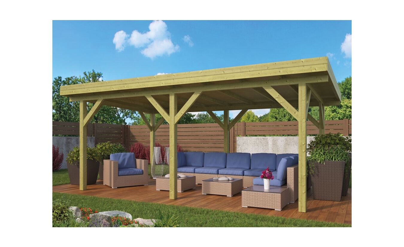 Prieel Modern rechthoek 592x340cm