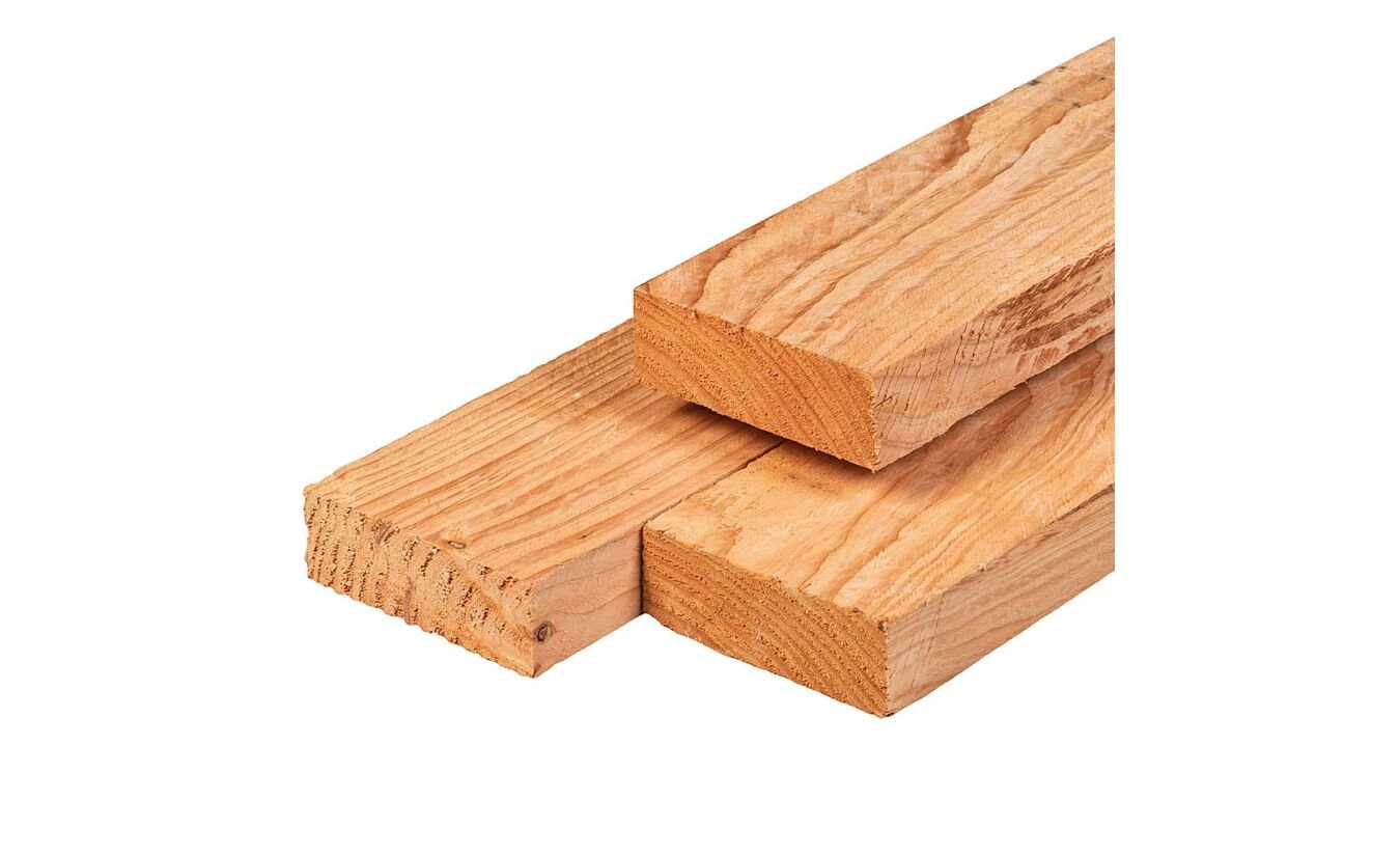Balk Lariks Douglas timmerhout 5x15x300cm ongeschaafd