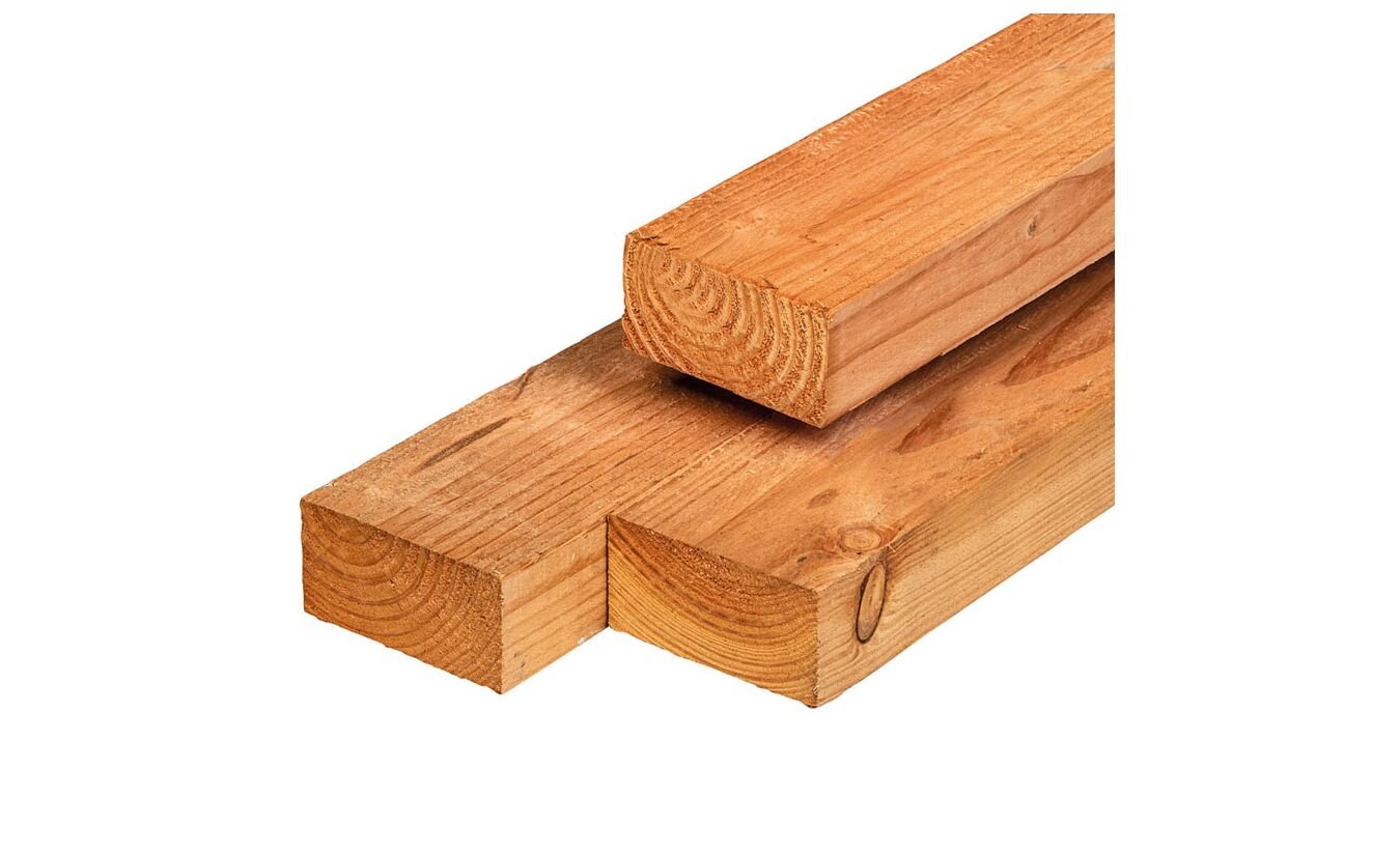Balk Lariks Douglas timmerhout 5x10x300cm ongeschaafd