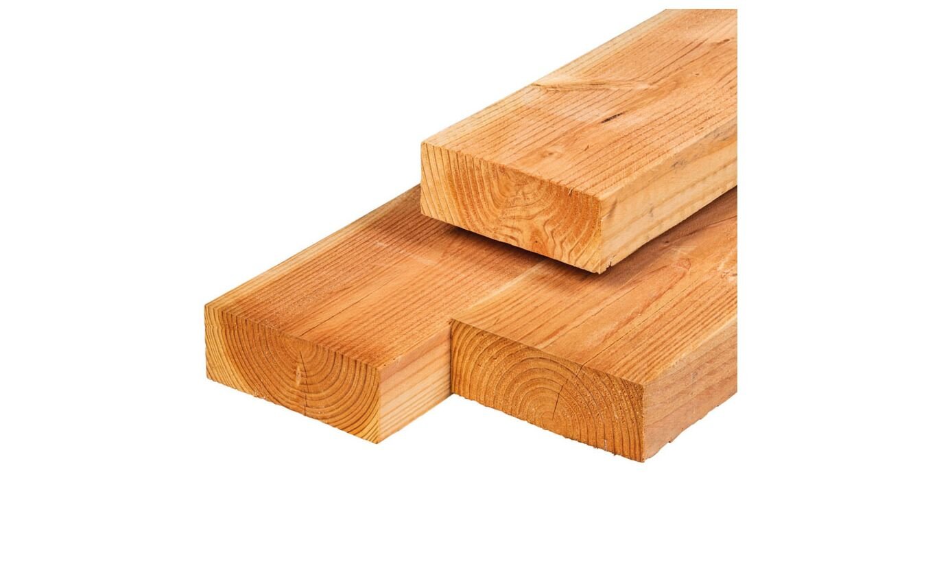 Balk Lariks Douglas timmerhout 6.3x17.5x500cm ongeschaafd