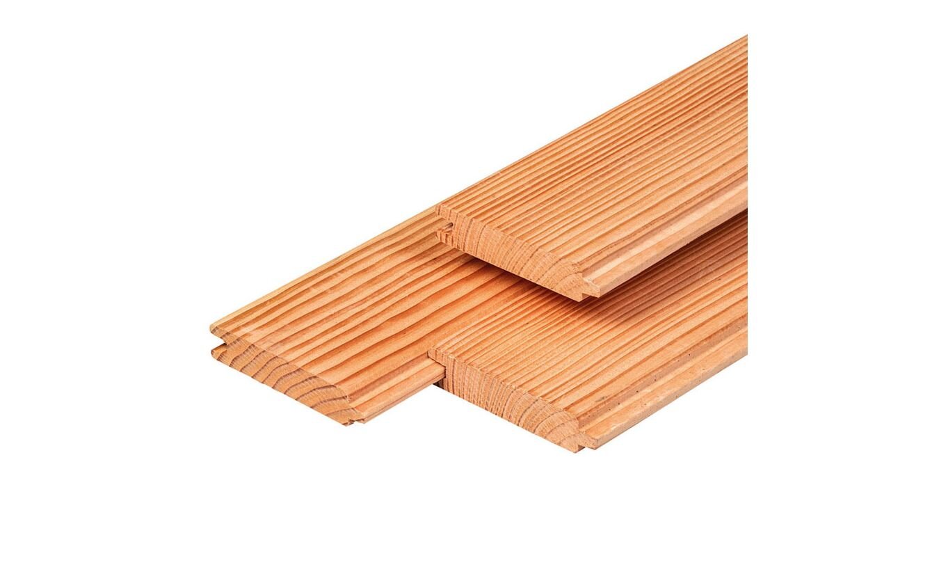 Blokhutprofiel lariks douglas 2.8x14.5x300cm
