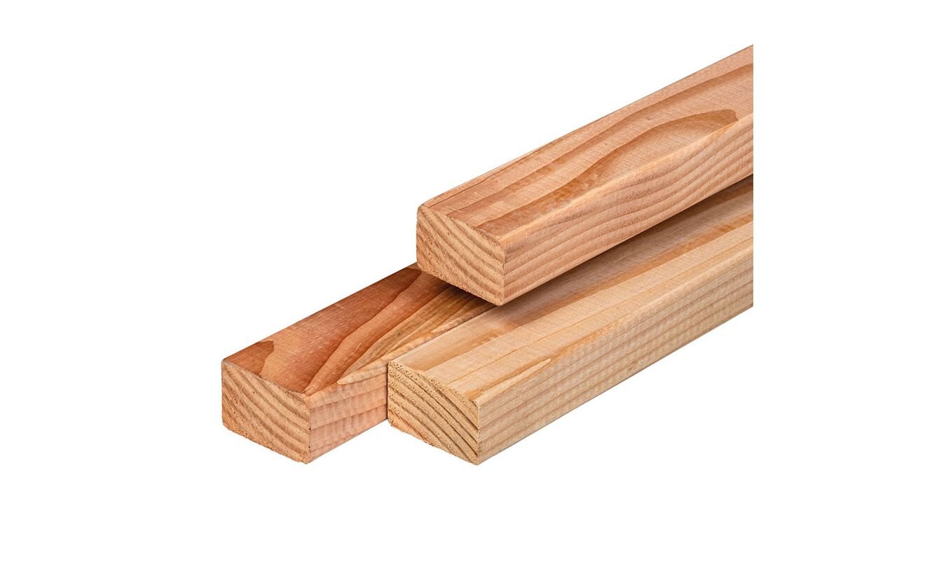Lariks Douglas constructie balk 4.5x7x500cm geschaafd
