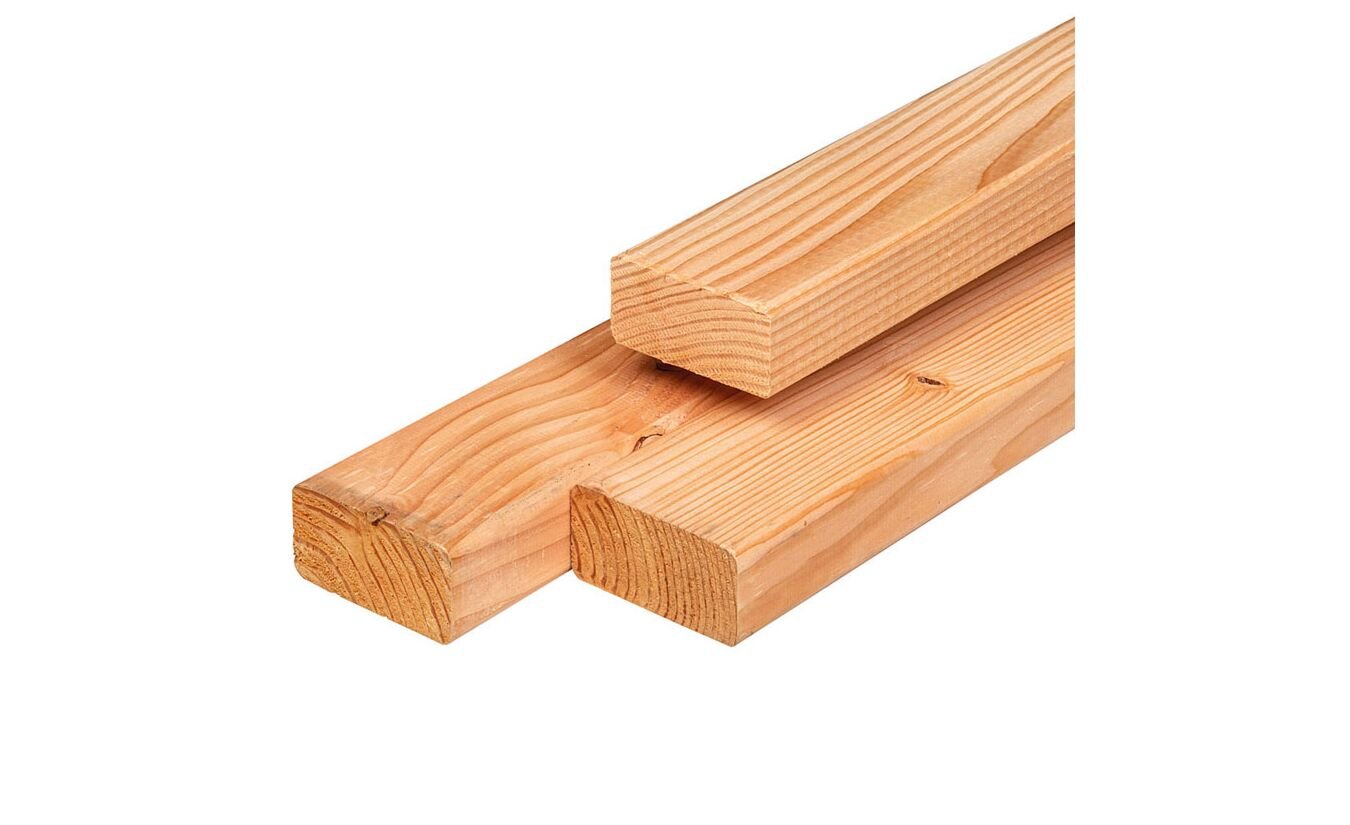 Lariks Douglas constructie balk 4.3x9cm geschaafd