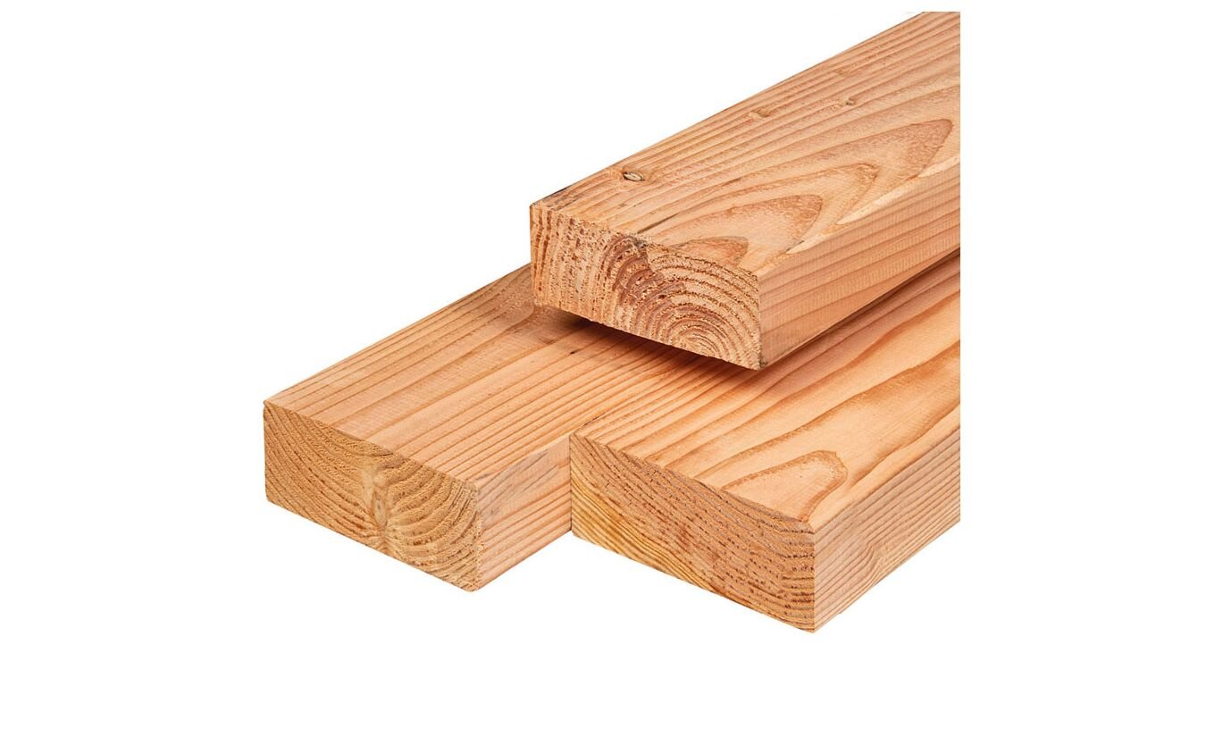 Lariks Douglas constructie balk 6.5x16x600cm geschaafd
