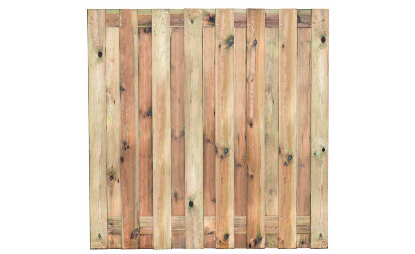Tuinscherm Coevorden recht geimpregneerd 17-planks