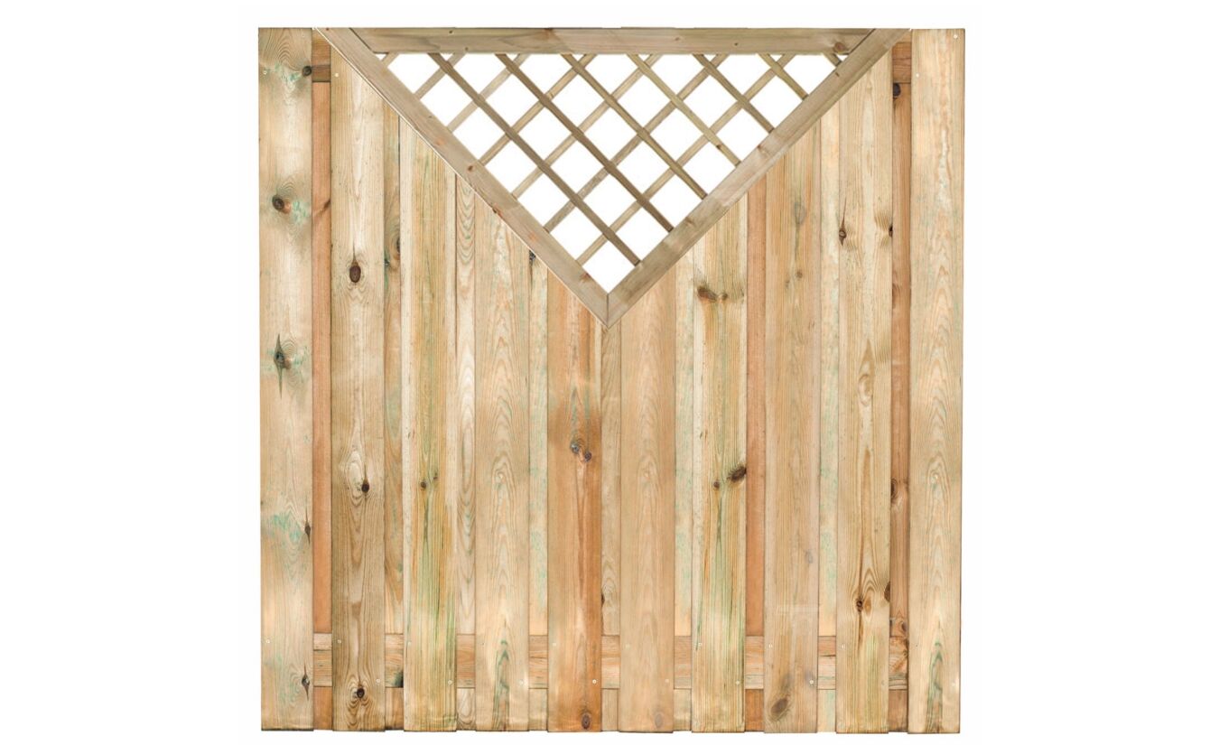 Tuinscherm superieur 21-planks 180x180cm