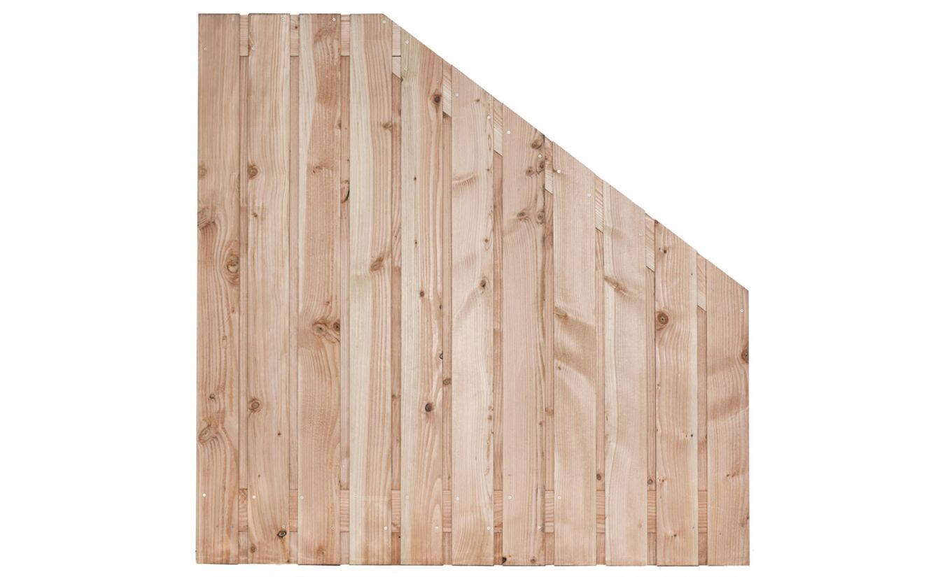 Tuinscherm Lariks Douglas Harz verloop 180x180cm