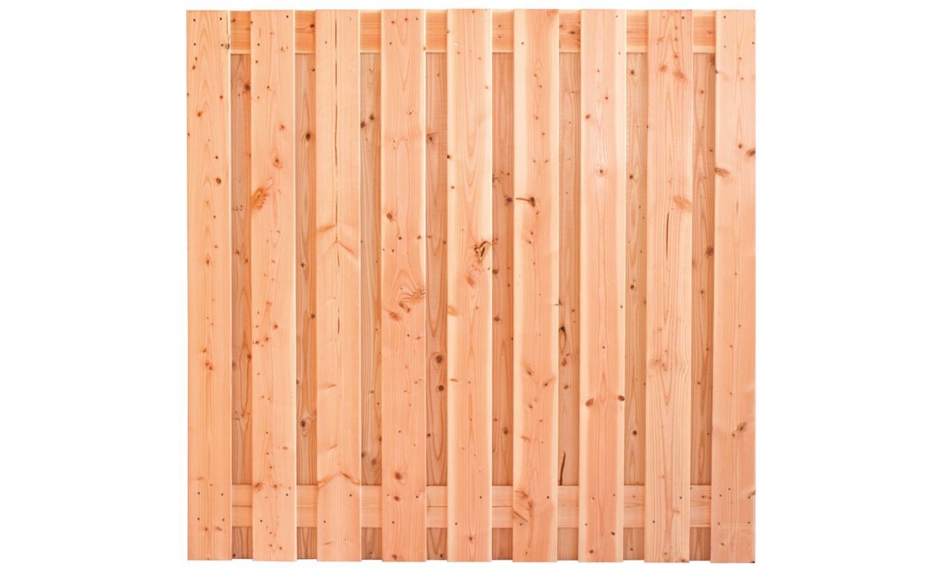Tuinscherm Douglas Innsbruck 19 planks 180x180 cm