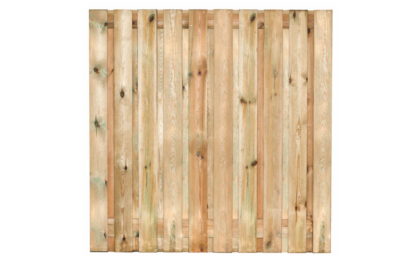 Tuinscherm Enschede geïmpregneerd 21-planks 180x180cm