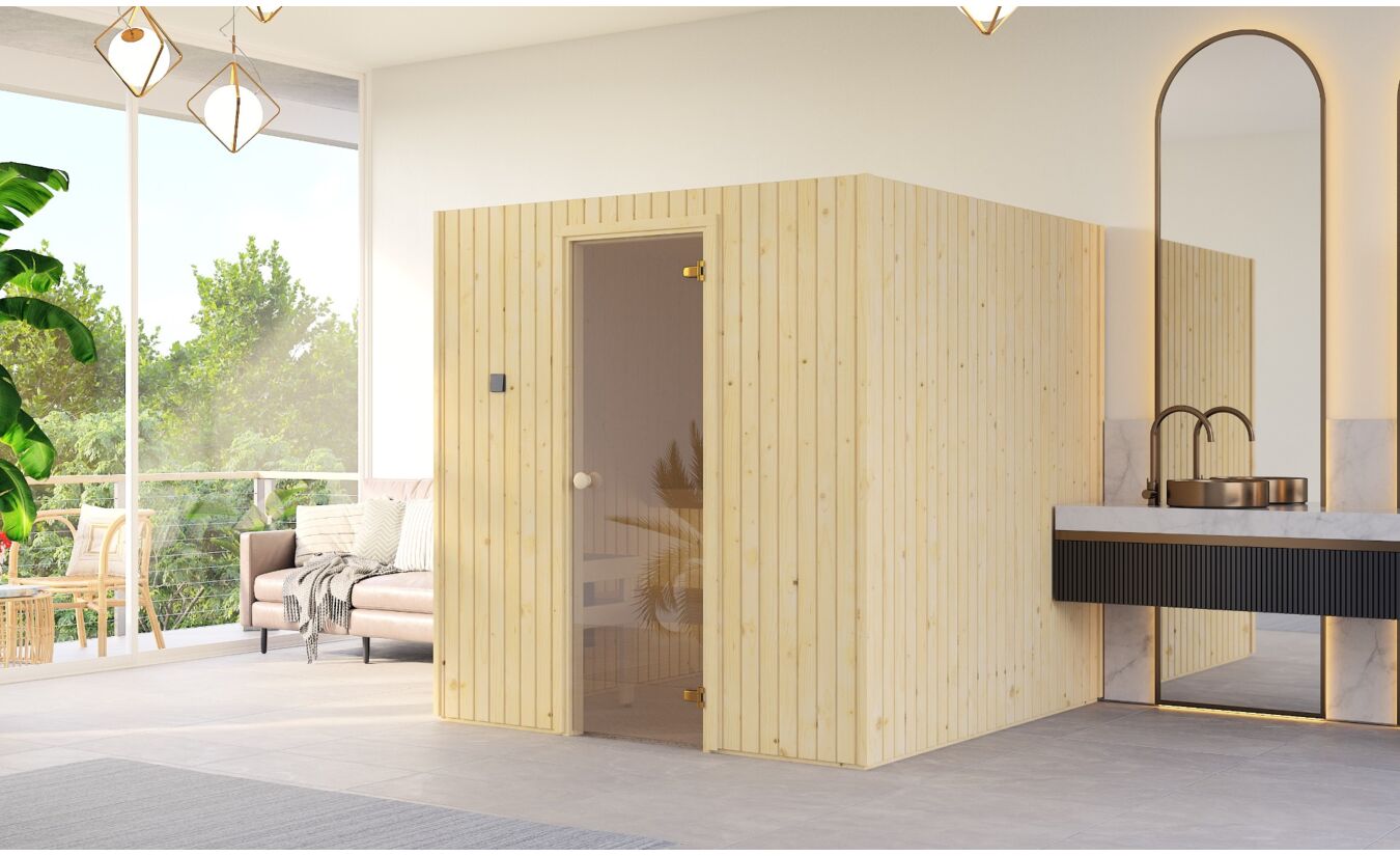 Binnensauna Lillby L 200x200cm