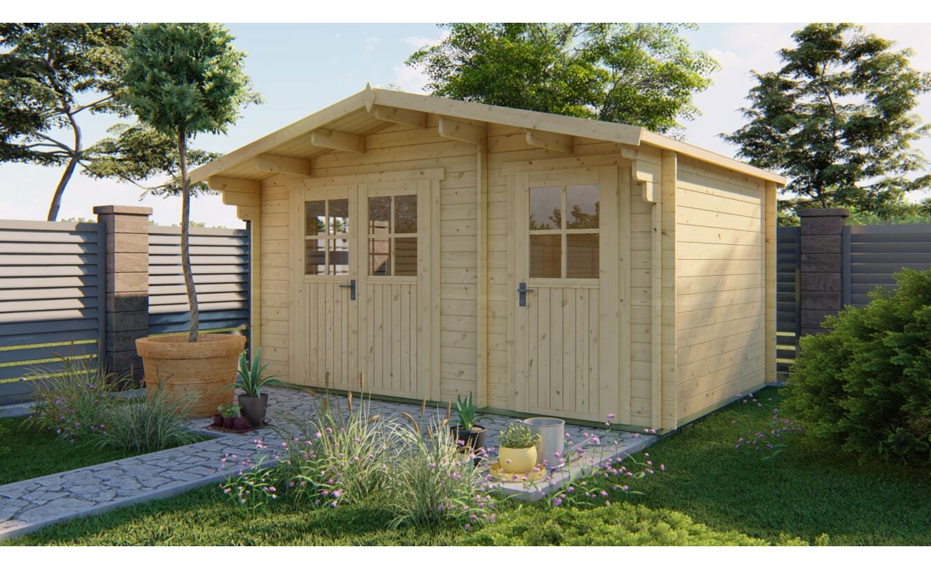 Blokhut / tuinhuis Fraga 450x300+50cm