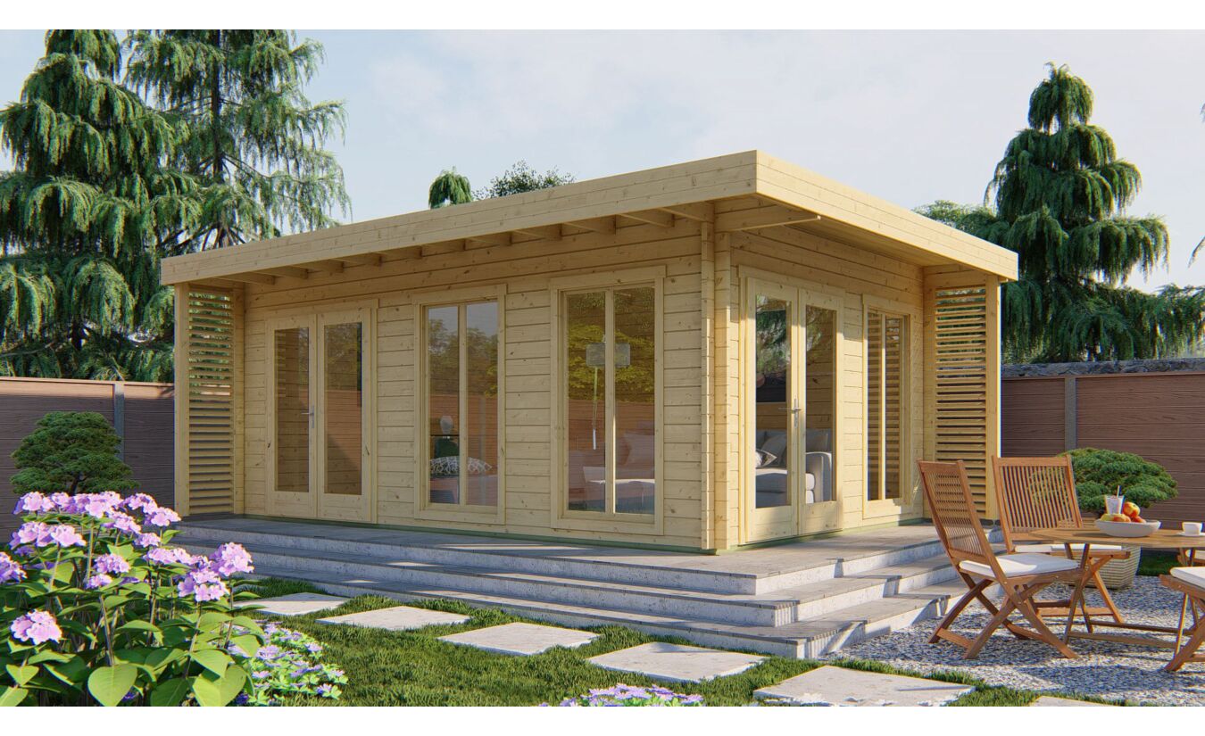 Blokhut Tuinhuis Hildegard 590x400cm Tuindeco